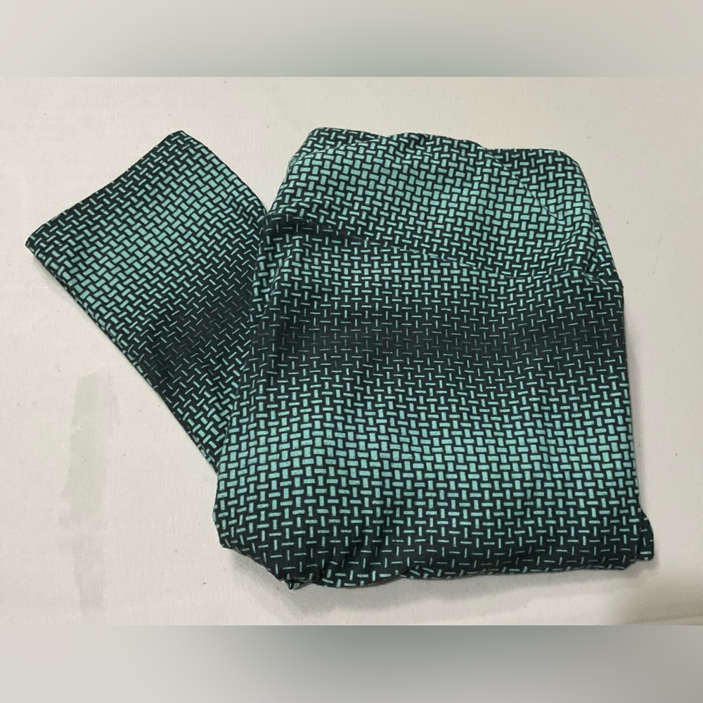 LuLaRoe T/C Black and Green Leggings